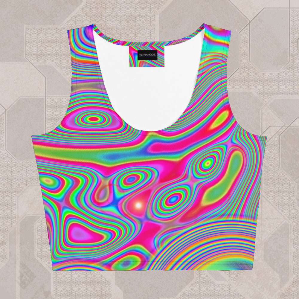 LIQUISYRGIC Psychedelic Street Style Crop Top • Design by Samuel Farrand