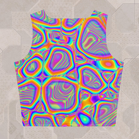 METAMORPHOSIS Psychedelic Street Style Crop Top • Design by Samuel Farrand