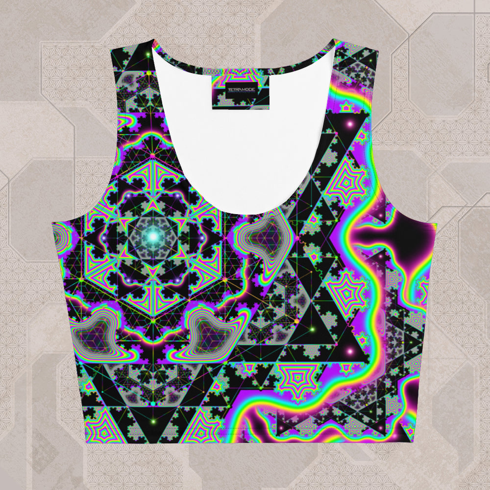 MICROGRAM Psychedelic Street Style Crop Top • Design by Samuel Farrand