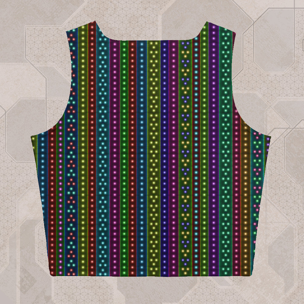 MODELO Psychedelic Street Style Crop Top • Design by Samuel Farrand