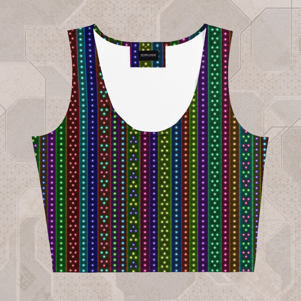 MODELO Psychedelic Street Style Crop Top • Design by Samuel Farrand