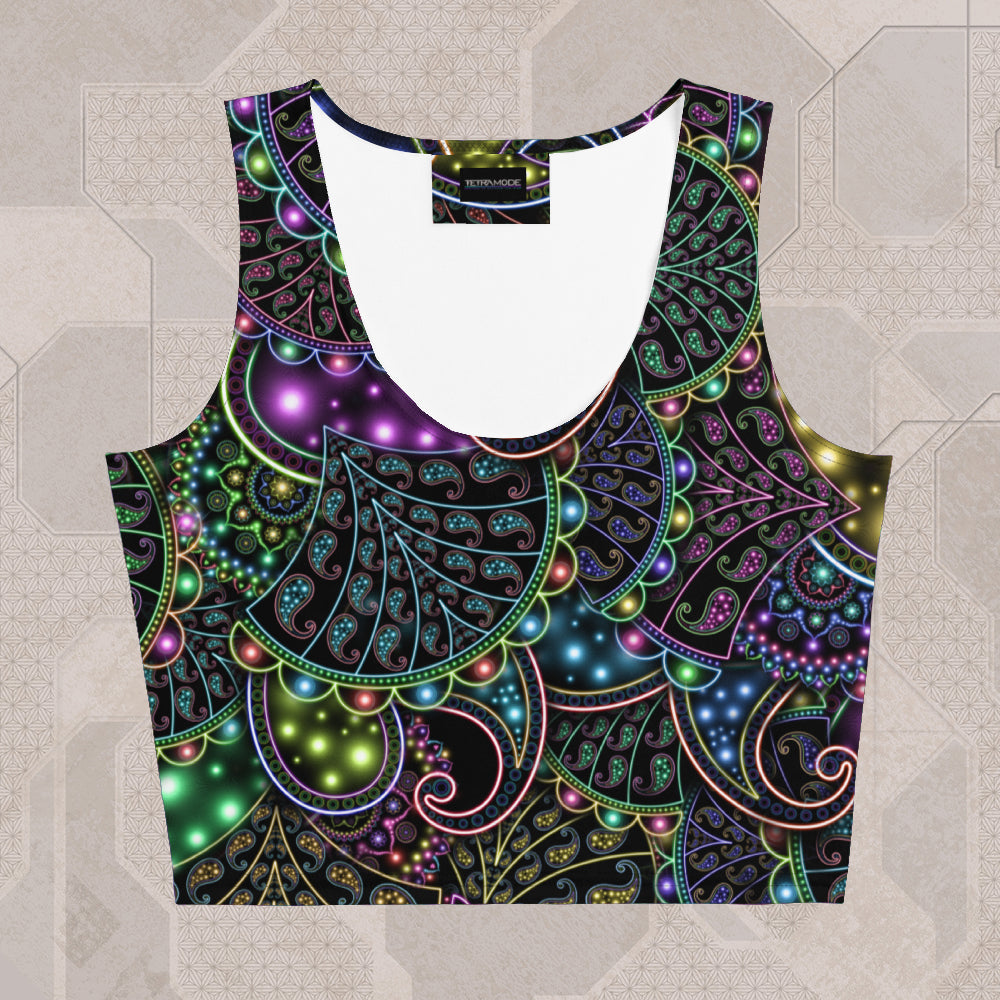 NEOPAISLEY Psychedelic Street Style Crop Top • Design by Samuel Farrand