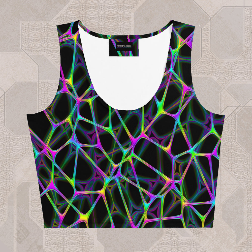 PSYNET Psychedelic Street Style Crop Top • Design by Samuel Farrand