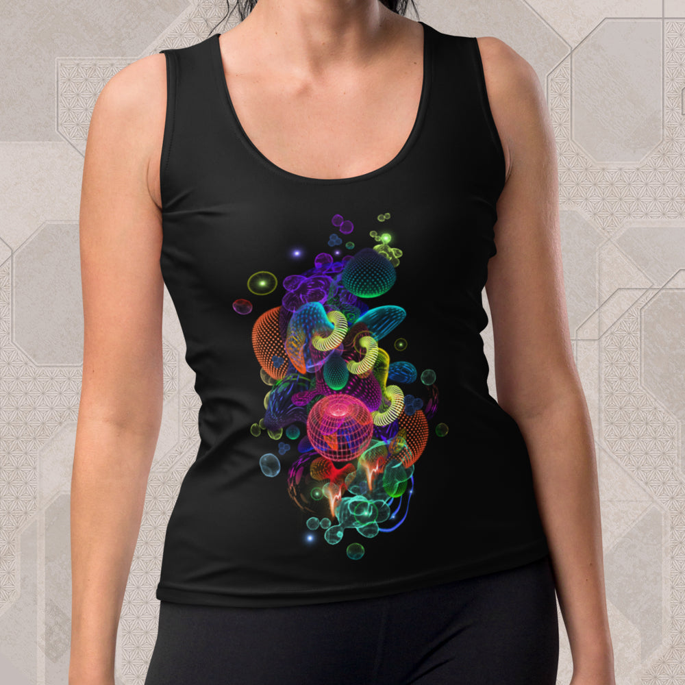 ANTI-GRAVITY Psychedelic Street Style Graphic Tank Top • Design by Samuel Farrand