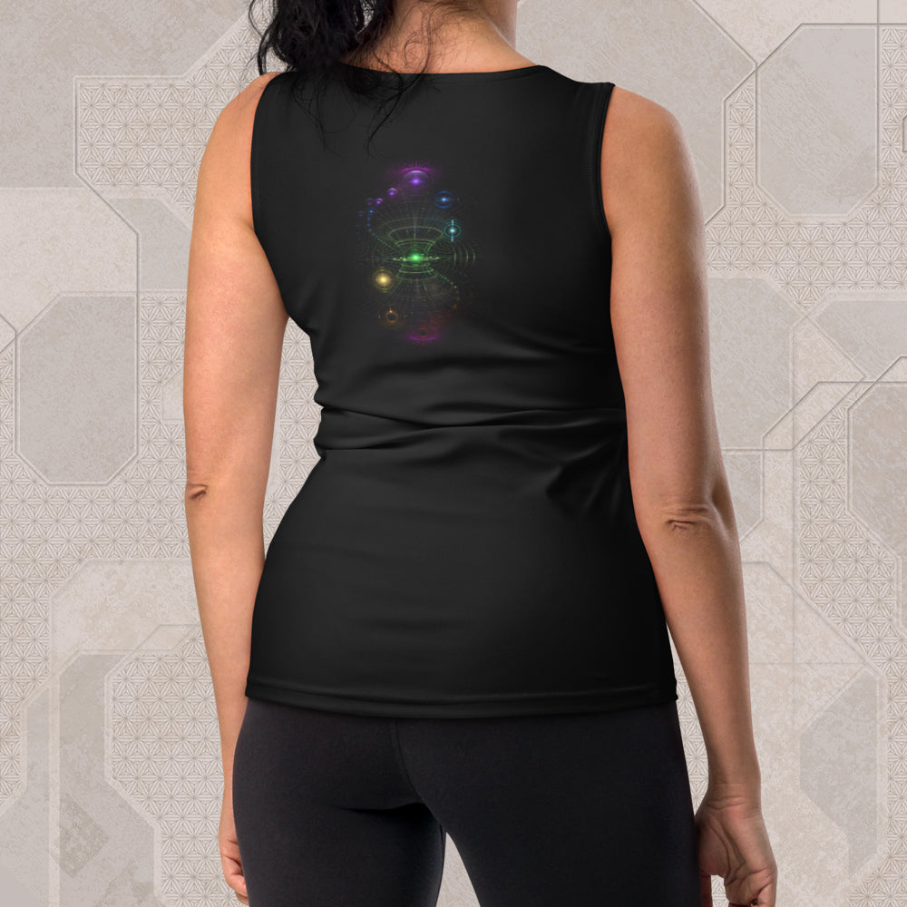CONTINUITY Psychedelic Street Style Graphic Tank Top • Design by Samuel Farrand