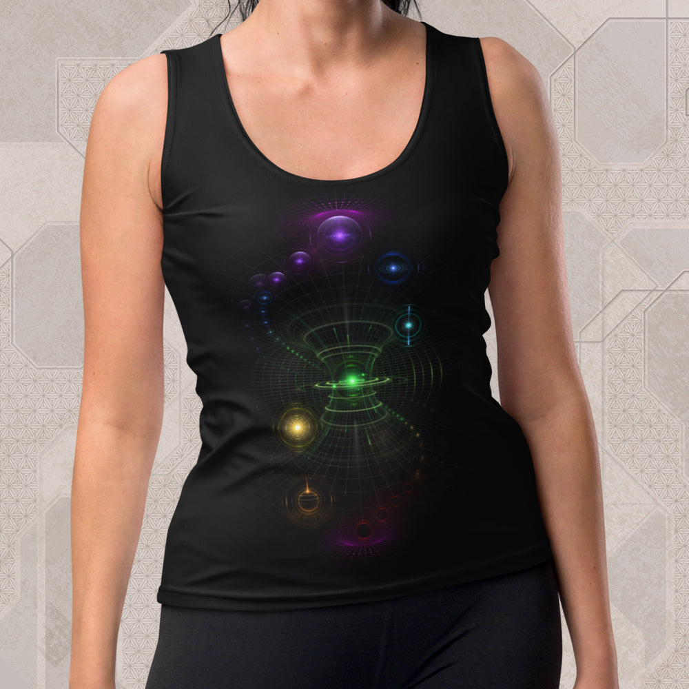 CONTINUITY Psychedelic Street Style Graphic Tank Top • Design by Samuel Farrand