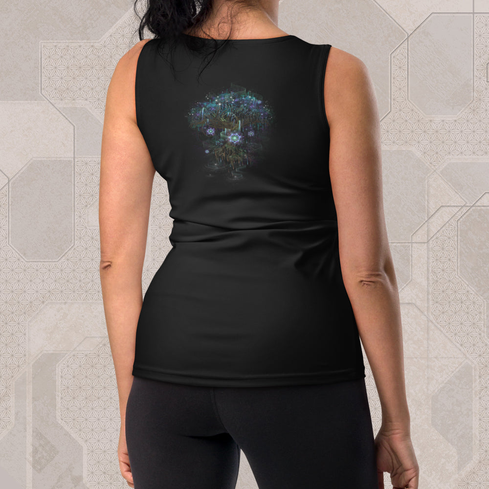 COSMIC TREE Psychedelic Street Style Graphic Tank Top • Design by Samuel Farrand