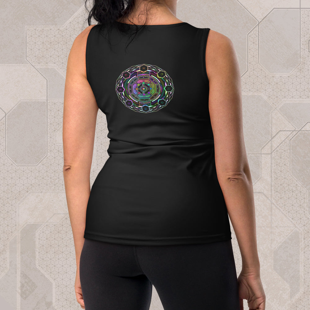 I-CHING Psychedelic Street Style Graphic Tank Top • Design by Samuel Farrand