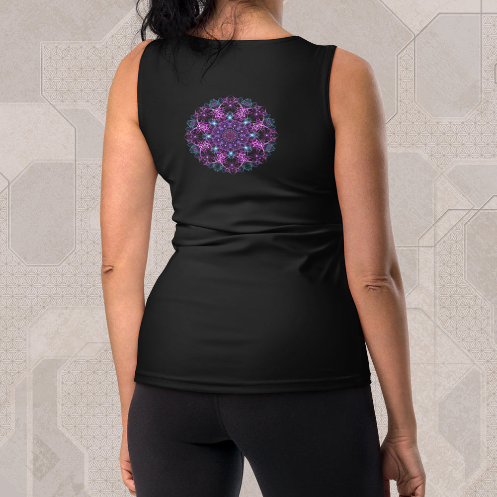 Nucleus Psychedelic Graphic Tank Top