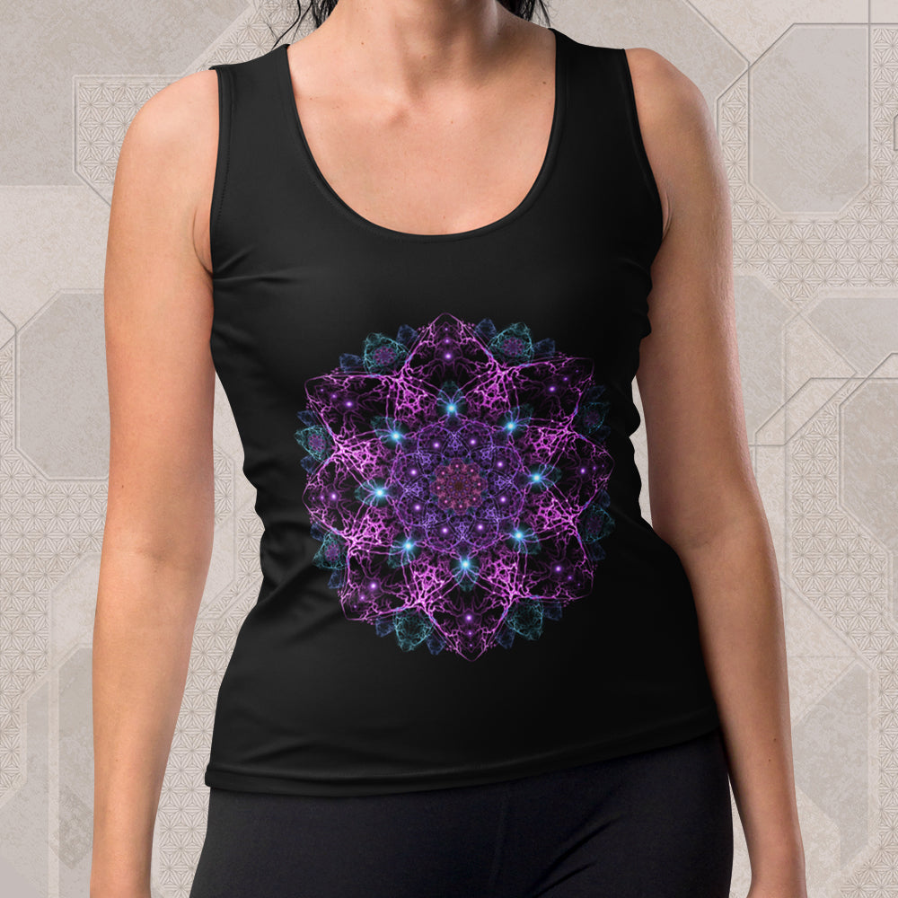 Nucleus Psychedelic Graphic Tank Top