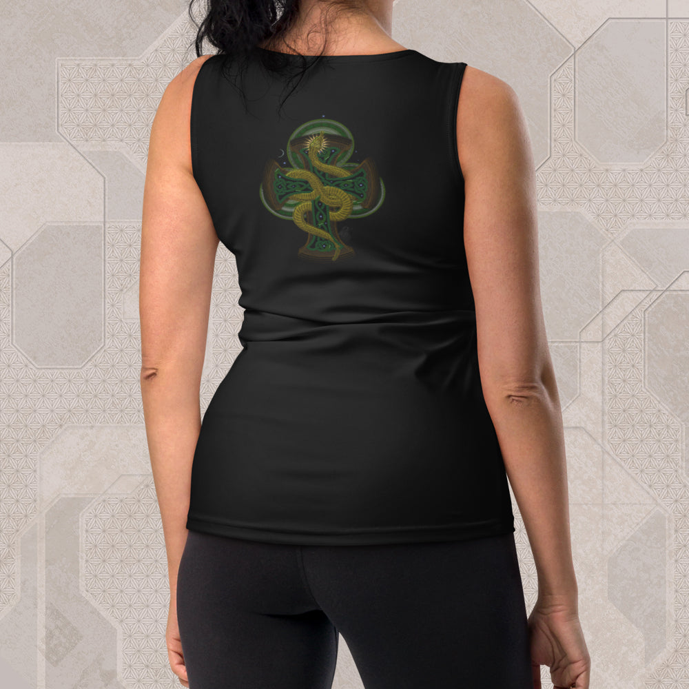 SERPENT CRAWL Psychedelic Street Style Graphic Tank Top • Design by Samuel Farrand