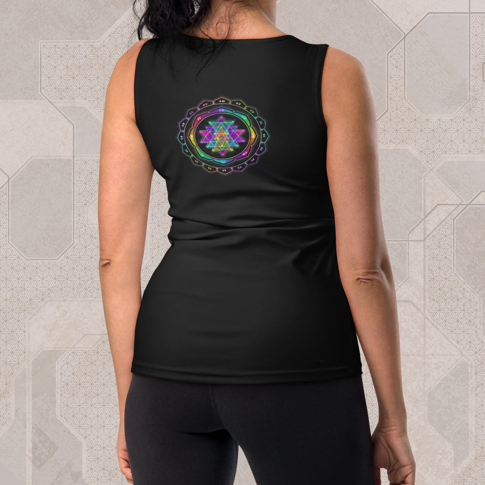 SRI YANTRA Psychedelic Street Style Graphic Tank Top • Design by Samuel Farrand