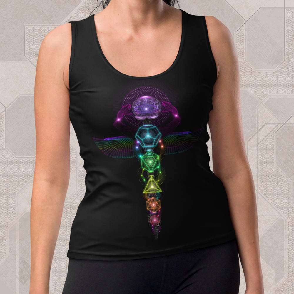 STAFF OF HERMES Psychedelic Street Style Graphic Tank Top • Design by Samuel Farrand