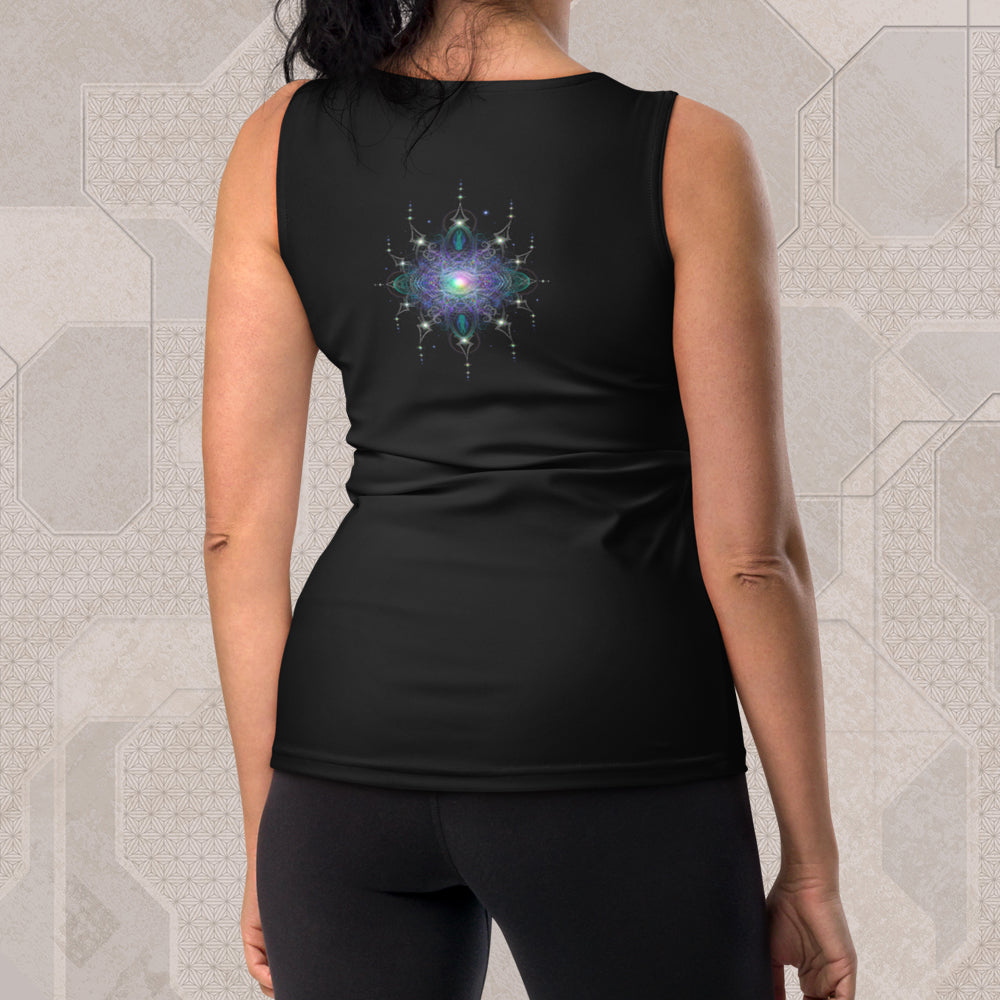 TRANSENTIENCE Psychedelic Street Style Graphic Tank Top • Design by Samuel Farrand