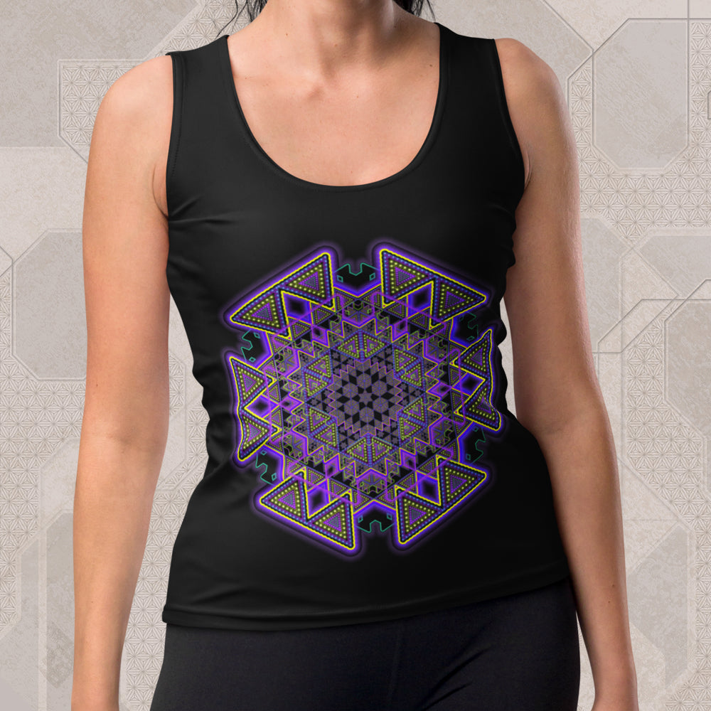 UTURI Psychedelic Street Style Graphic Tank Top • Design by Samuel Farrand
