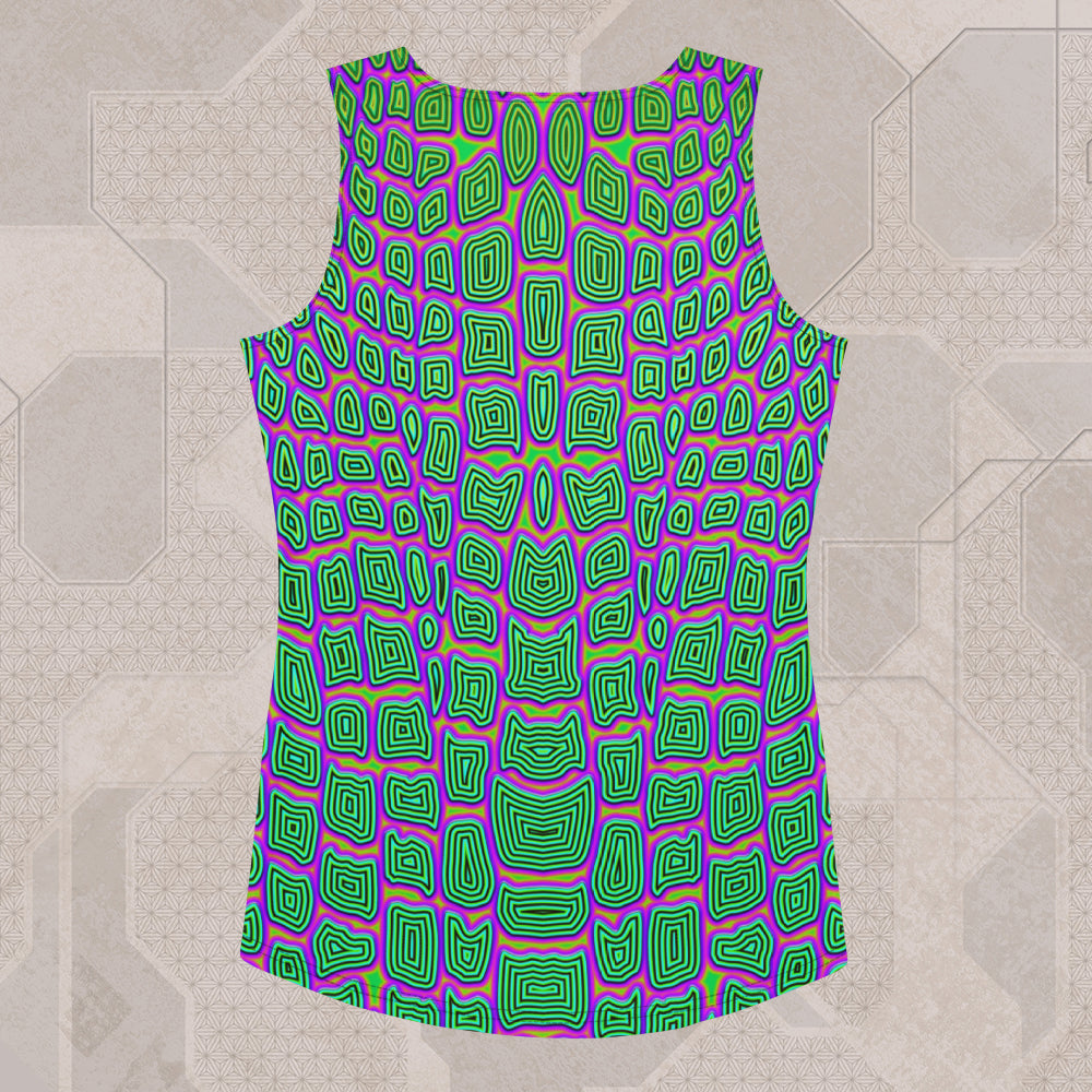 REPTILIAN Psychedelic Street Style Tank Top • Design by Samuel Farrand