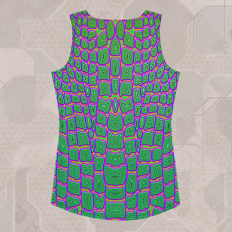 REPTILIAN Psychedelic Street Style Tank Top • Design by Samuel Farrand