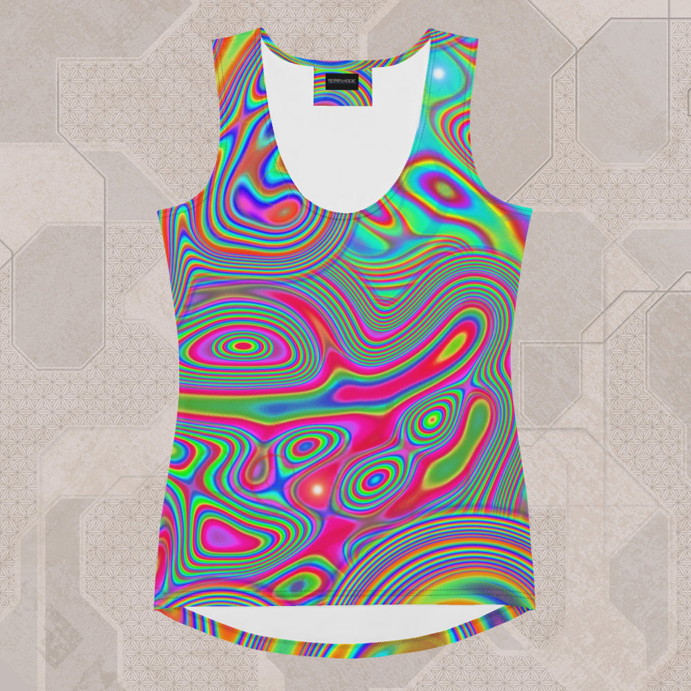 LIQUISYRGIC Psychedelic Street Style Tank Top • Design by Samuel Farrand