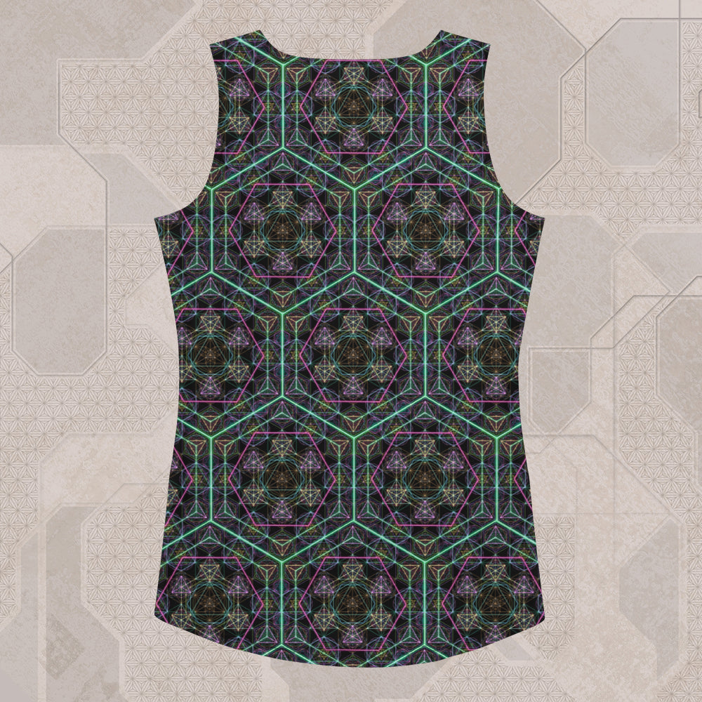 HYPERGEOMETRY Psychedelic Street Style Tank Top • Design by Samuel Farrand