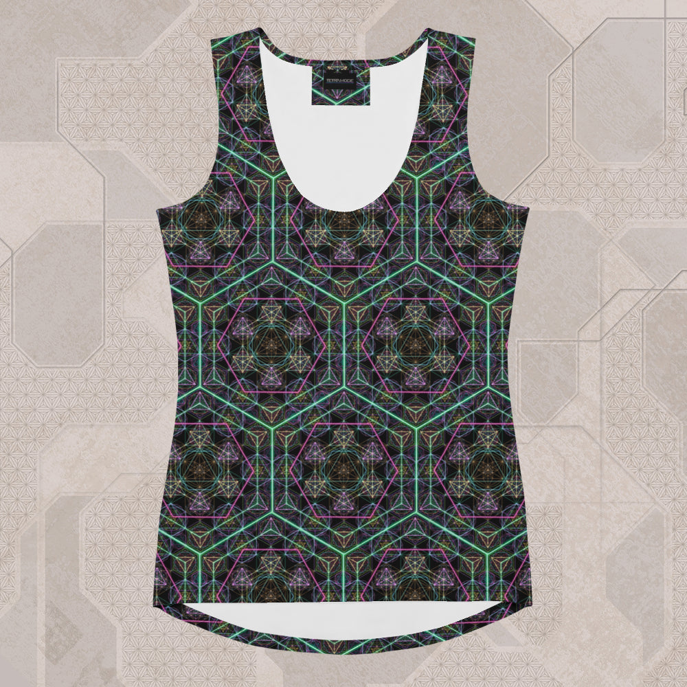 HYPERGEOMETRY Psychedelic Street Style Tank Top • Design by Samuel Farrand
