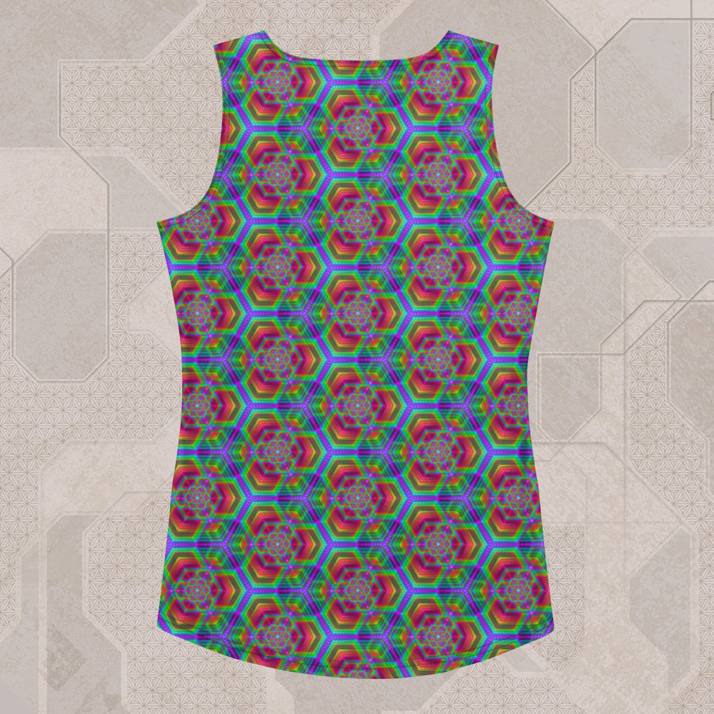 HEXAFUN Psychedelic Street Style Tank Top • Design by Samuel Farrand