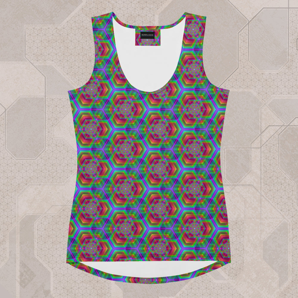 HEXAFUN Psychedelic Street Style Tank Top • Design by Samuel Farrand