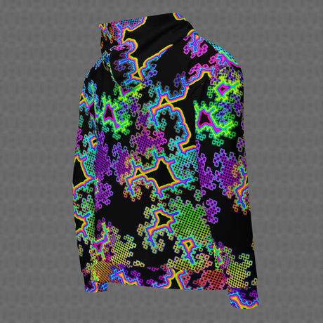 Fractal Dream All-Over Zip Hoodie