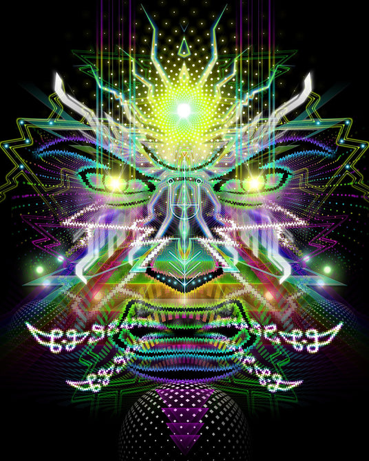 Psychodelic: Psychedelic Art inspired by a Powerful Vibrational Entity