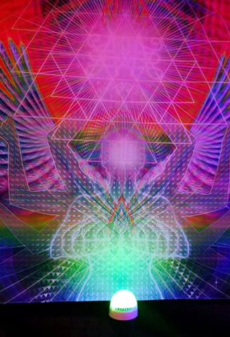 Psychedelic Festival Tapestries (UV/RGB Reactive)