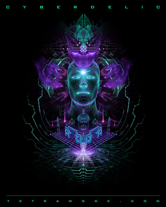 Cyberdelic - Cyberpunk Robot | Visionary Art