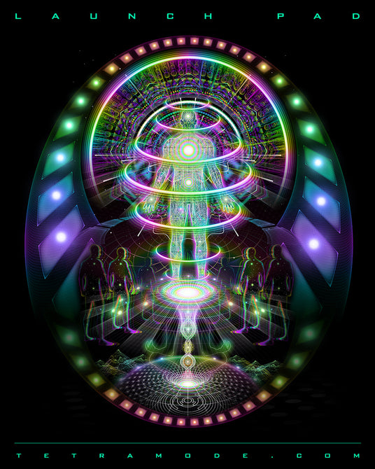 Launch Pad - Electric Ascension | Visionary Art