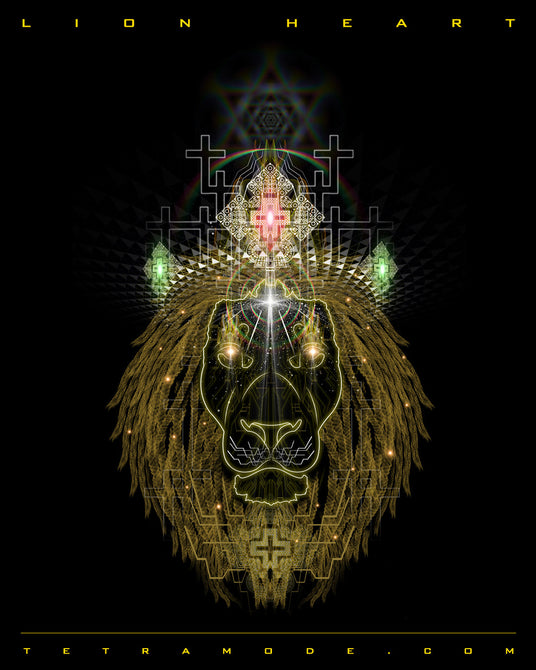 Lion Heart - Haile Selassie | Visionary Art