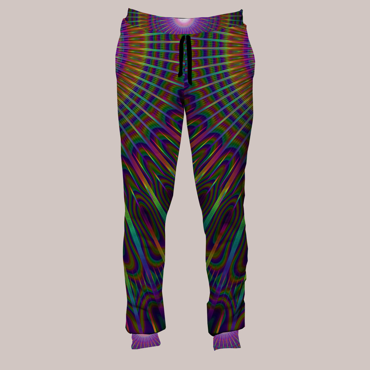 Psychedelic Joggers (UV/RGB, Eco-Friendly, Unisex, Fleece-Lined) | RADIANCE