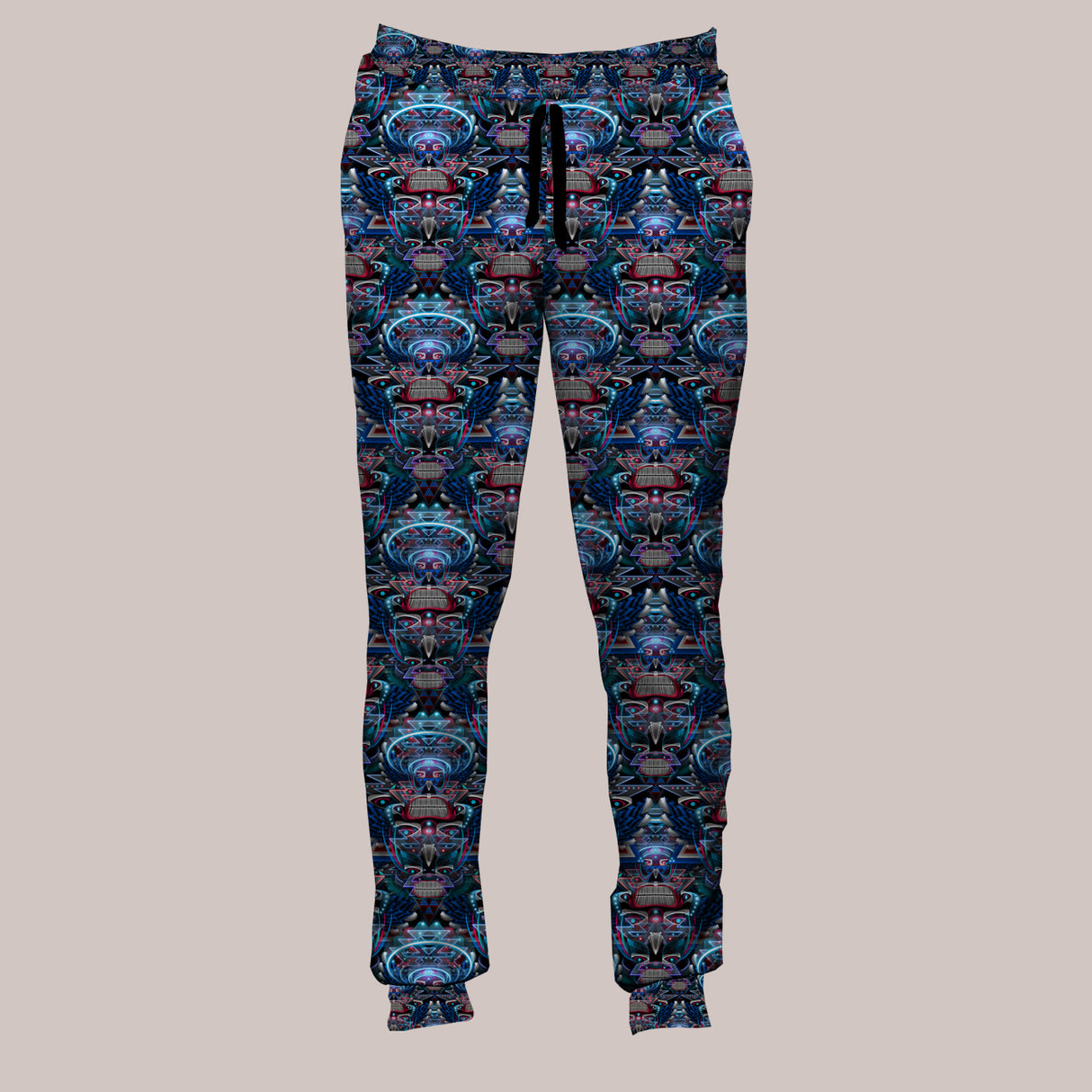 Psychedelic Joggers (UV/RGB, Eco-Friendly, Unisex, Fleece-Lined) | PRIMITIVE VOICES