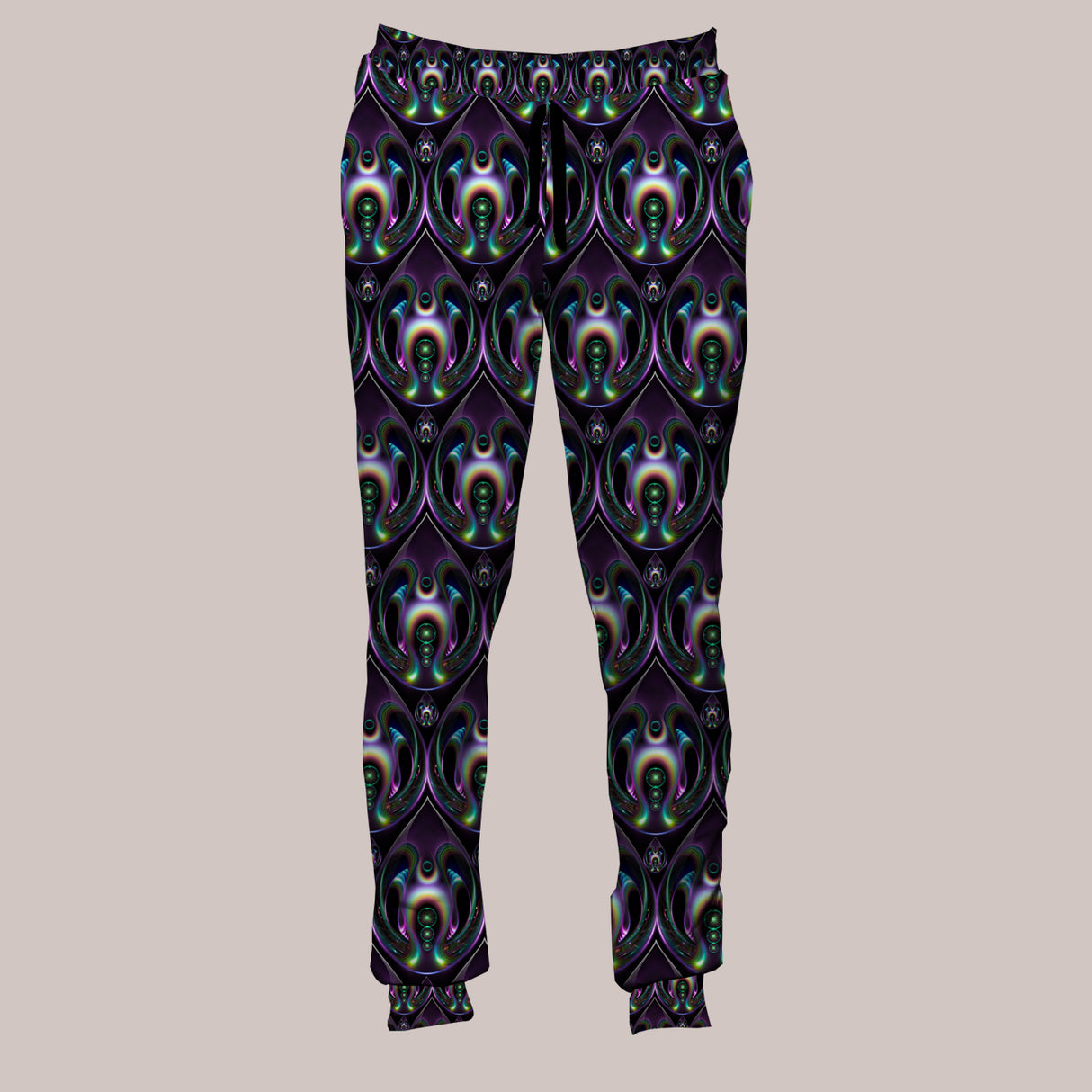 Psychedelic Joggers (UV/RGB, Eco-Friendly, Unisex, Fleece-Lined) | EMERGENCE