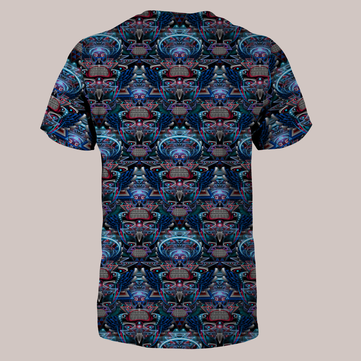 Psychedelic T-Shirt (UV/RGB, Eco-Friendly, Unisex) | PRIMITIVE VOICES