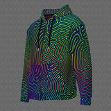Biologic | Trippy UV/RGB Reactive Unisex All-Over Festival Hoodie