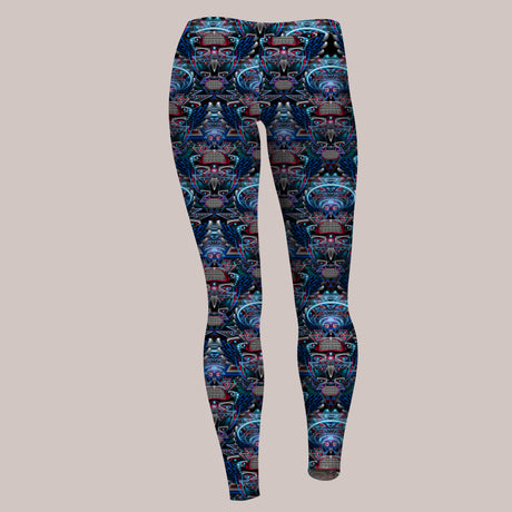 Psychedelic Leggings (UV/RGB, Eco-Friendly) | PRIMITIVE VOICES