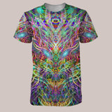 Psychedelic T-Shirt (UV/RGB, Eco-Friendly, Unisex) | DRACOMETHYLTRYPTAMINE