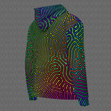 Biologic | Trippy UV/RGB Reactive Unisex All-Over Festival Hoodie