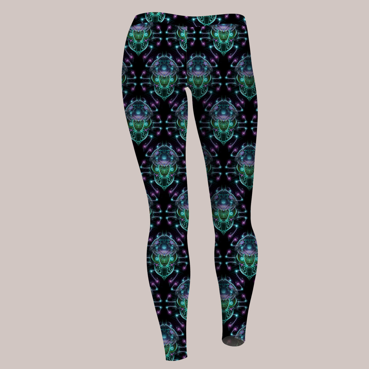 Psychedelic Leggings (UV/RGB, Eco-Friendly) | ILLUMINATRIX