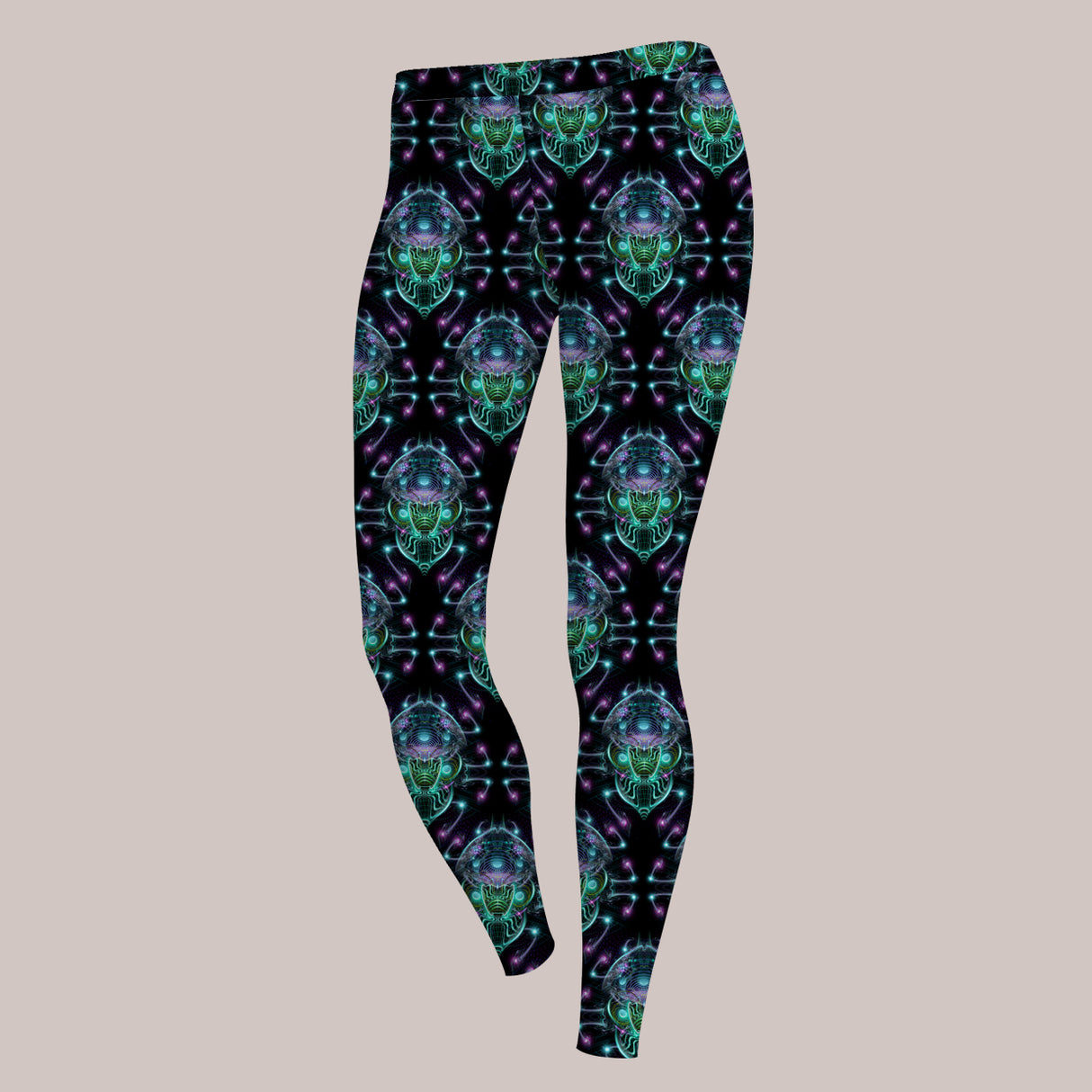Psychedelic Leggings (UV/RGB, Eco-Friendly) | ILLUMINATRIX