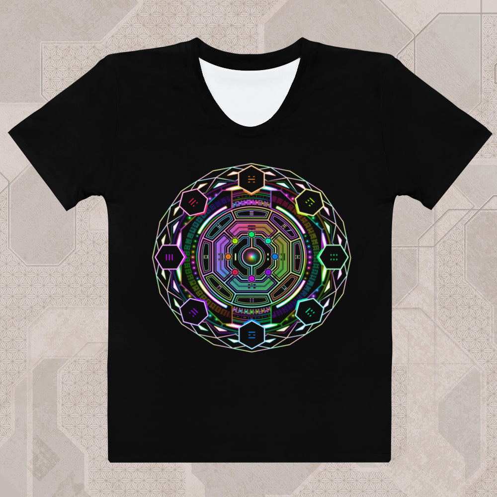I-CHING Womens Graphic Print T-Shirt