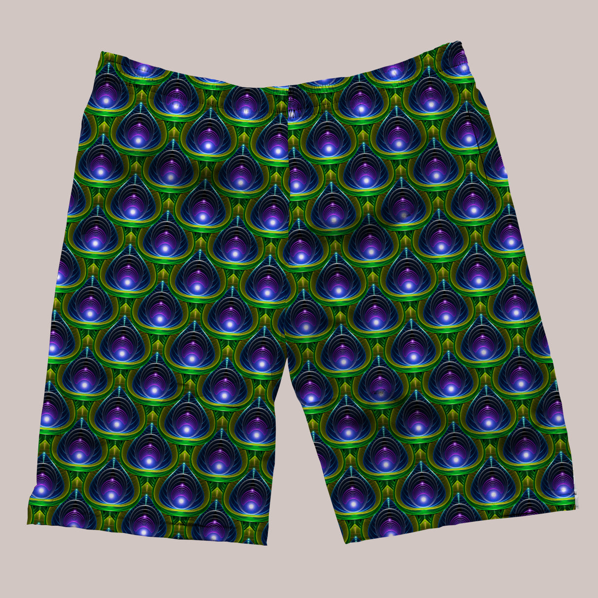 Psychedelic Shorts (UV/RGB, Eco-Friendly) | GLISTEN