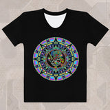 MYCOATL Womens Graphic Print T-Shirt