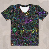 NEOPAISLEY Psychedelic Street Style Women's T-Shirt • Design by Samuel Farrand