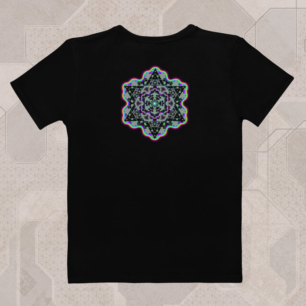 MICROGRAM Womens Graphic Print T-Shirt