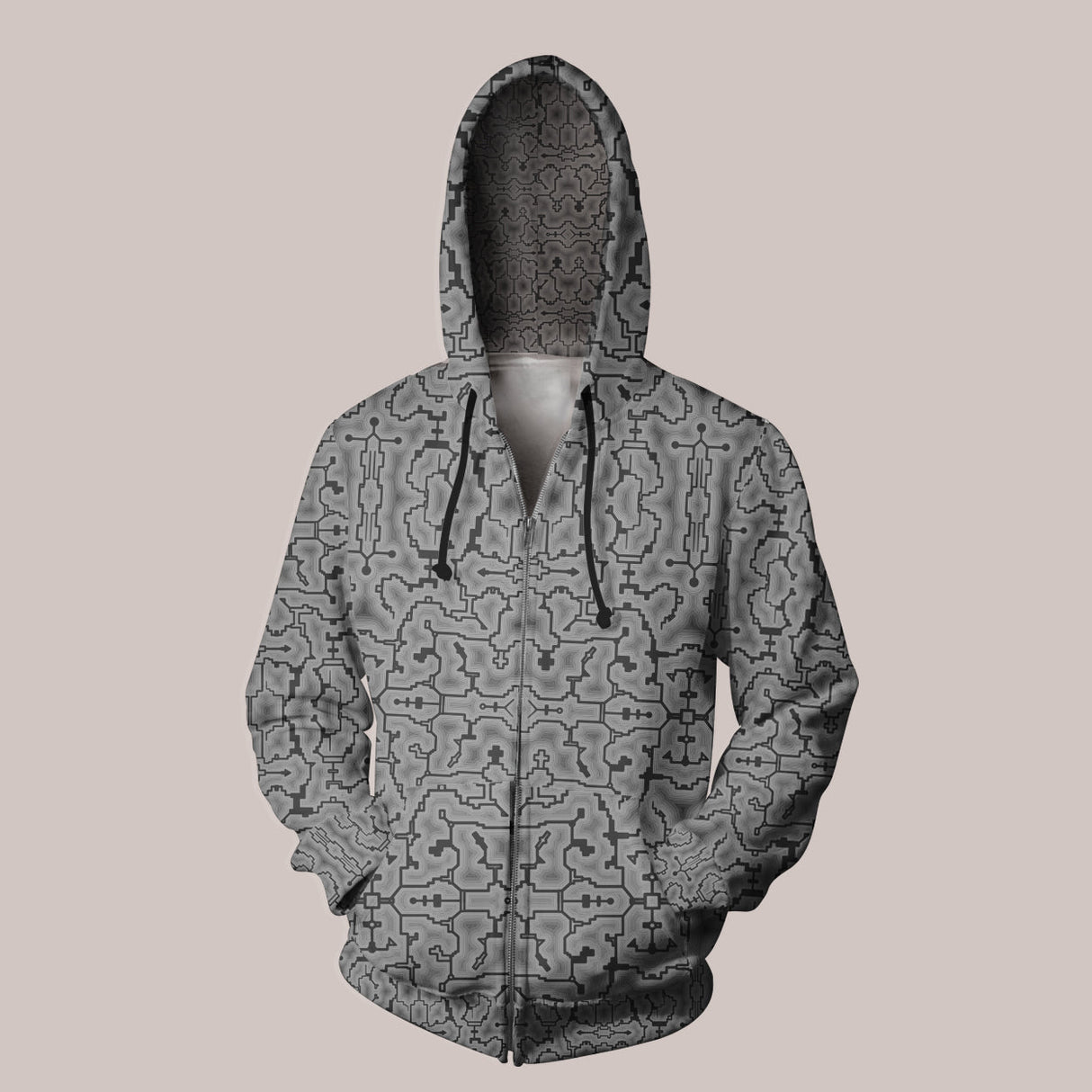 TECHNO SHAMANIC Zip Hoodie (11 Colors) [Limited Access]