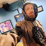 Festival hoodie designed to express colorful spirit and energy