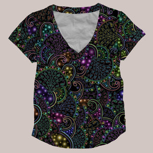 Neopaisley ▽ T-shirt (Full Print)